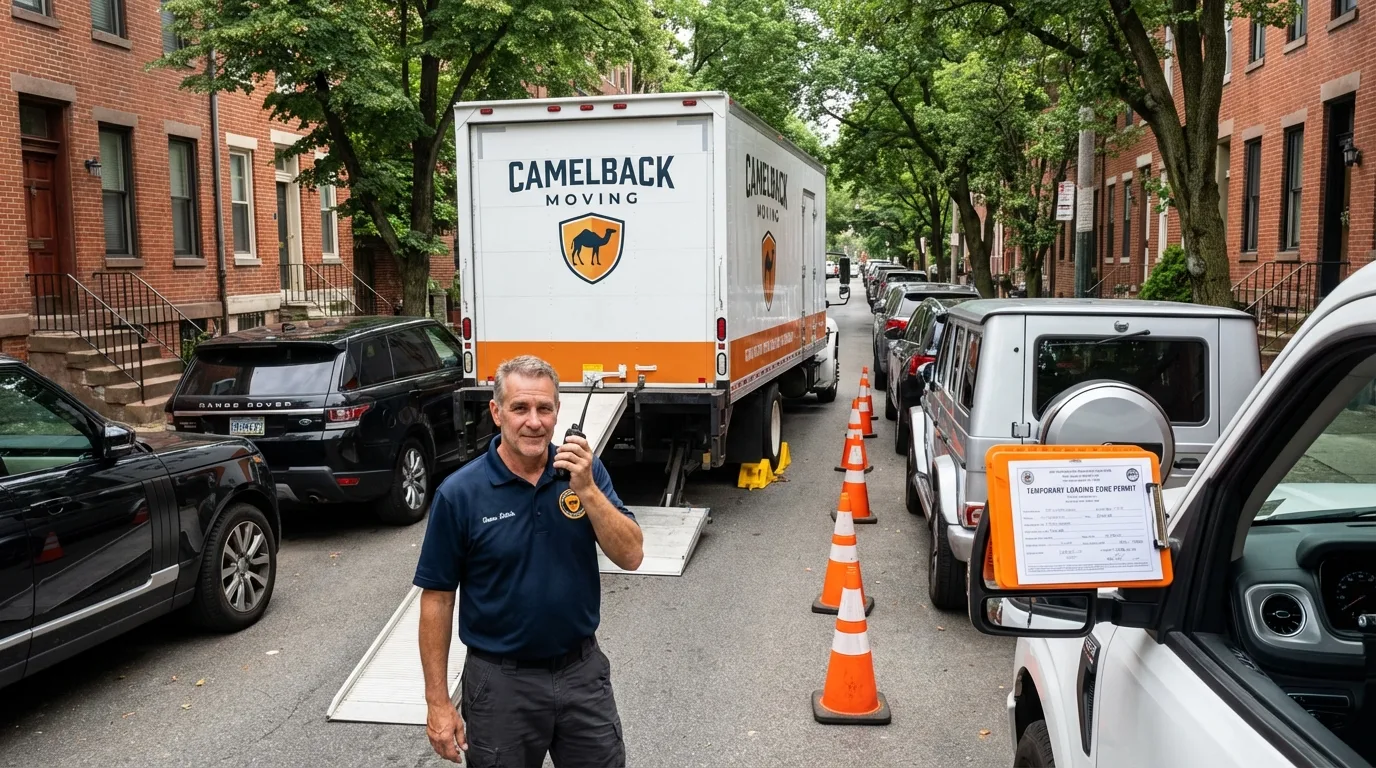 City street loading permit setup in New London, NH